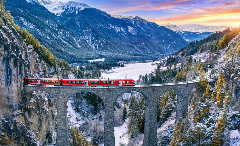 Bernina Express, İsviçre